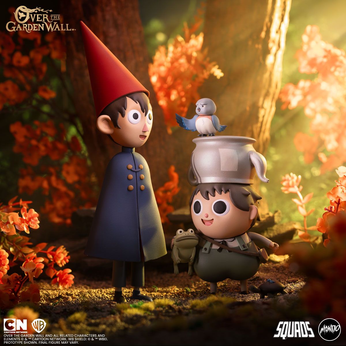 Wirt and Greg from Over the Garden Wall Mondo figures.