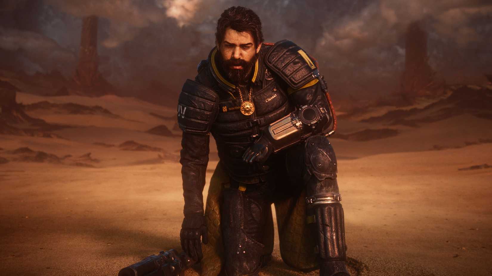 Saros's protagonist, Arjun Devraj