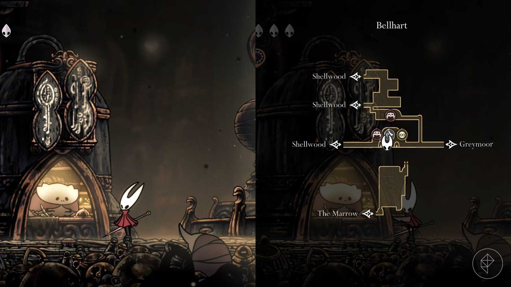 All silk spool fragment locations in Hollow Knight: Silksong
