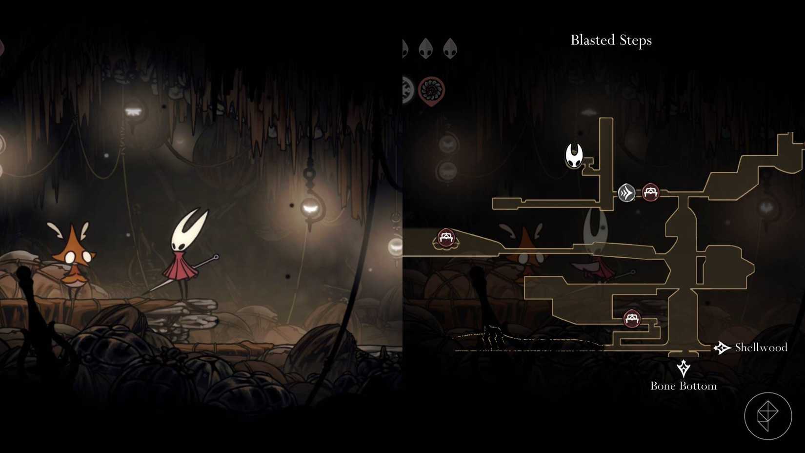 Grindle selling Hornet a spool fragment in Silksong