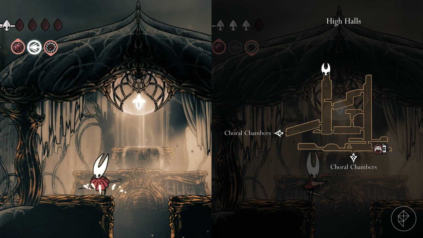 The High Halls spool fragment in Silksong