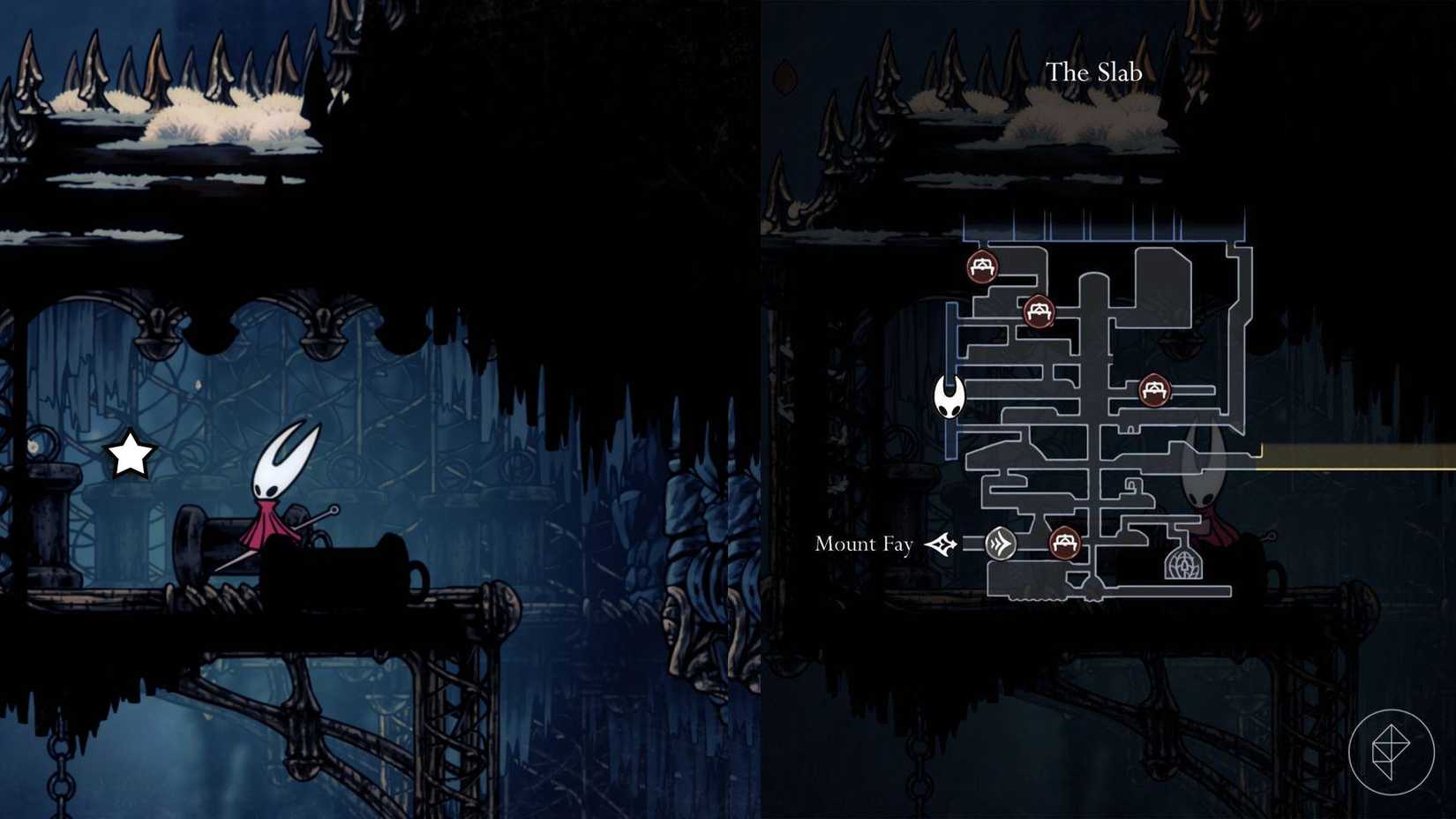 The Mt Fay or Slab spool fragment in Silksong