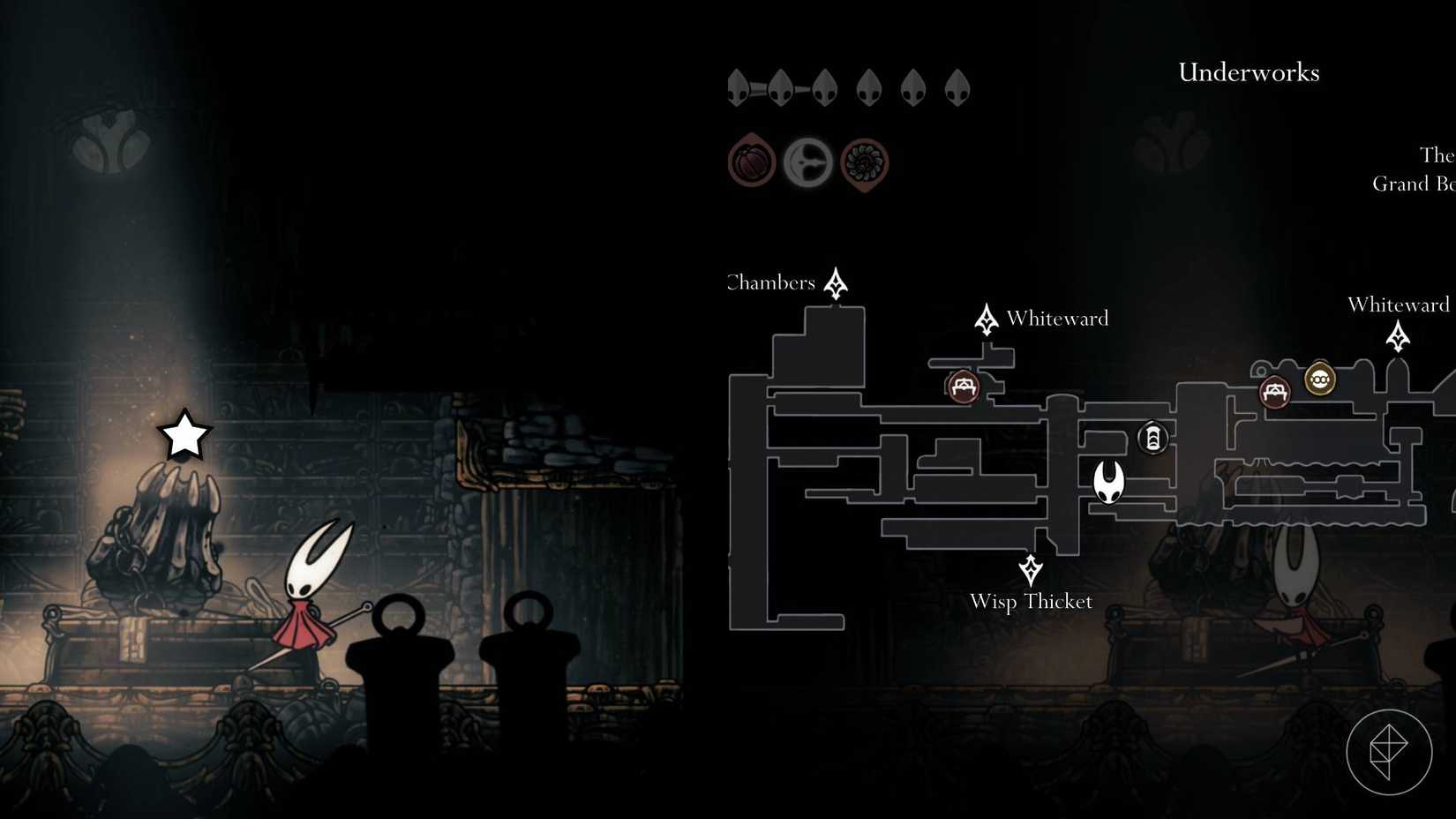 The first Underworks spool fragment in Silksong