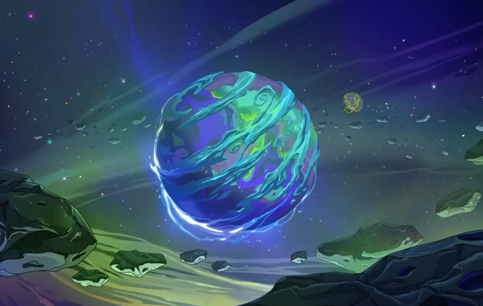 An alien planet from Solar Opposites