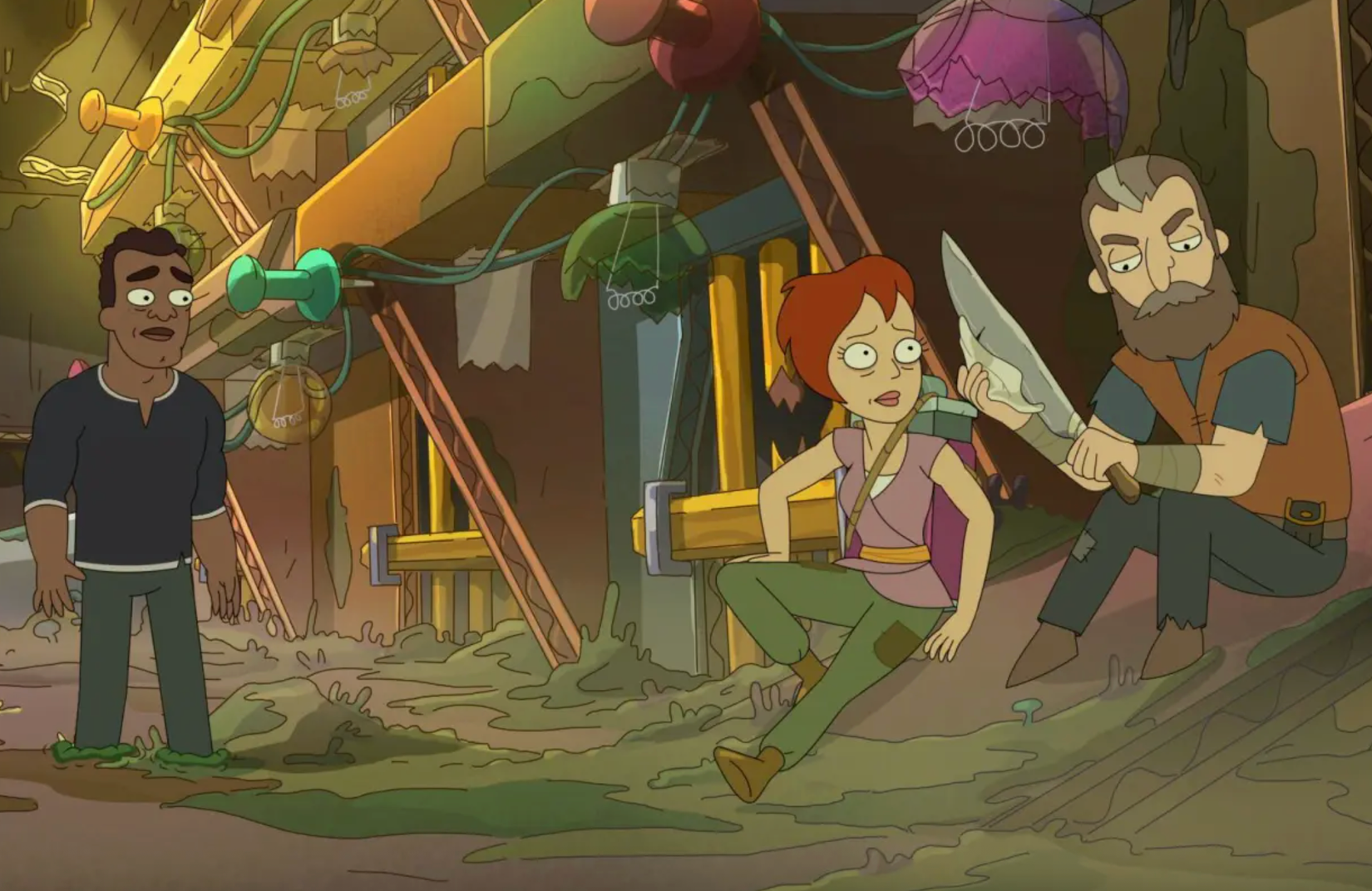 This criminally overlooked Rick and Morty replacement is finally streaming on Netflix shrunk down humans in a Mad Max style society in solar opposites