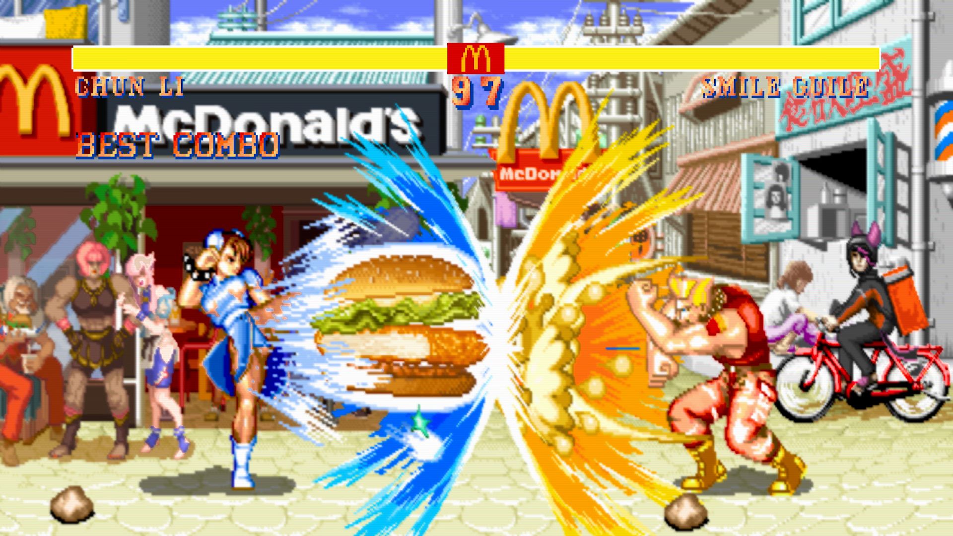 McDonald's Street Fighter burger collab is perfect
