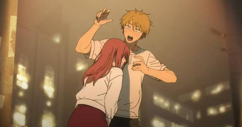 Denji on a date scene from Chainsaw Man: Reze Arc
