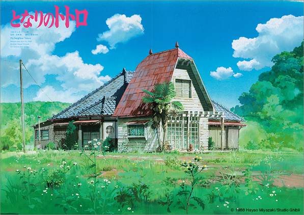 Background artwork — My Neighbor Totoro (from Painting the Worlds of Studio Ghibli)