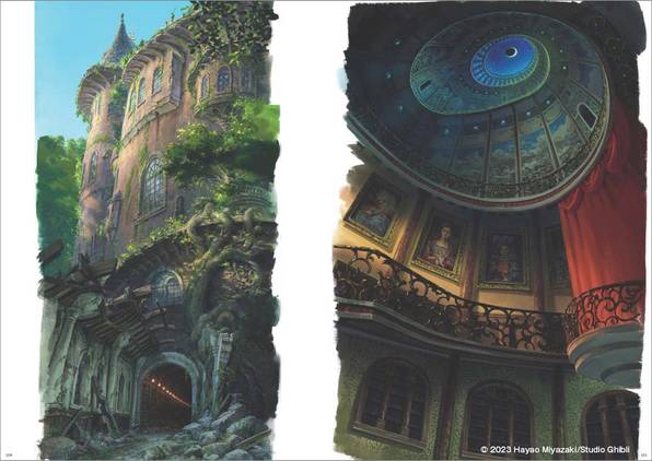 Background artwork — The Boy and the Heron (from Painting the Worlds of Studio Ghibli)