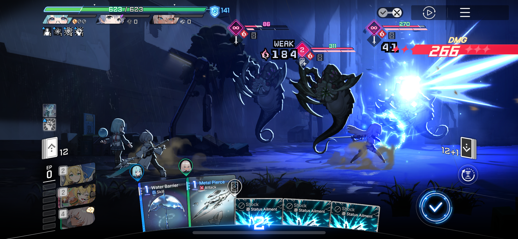 混沌零夢魘在戰鬥中很難對隊伍怪物造成傷害。