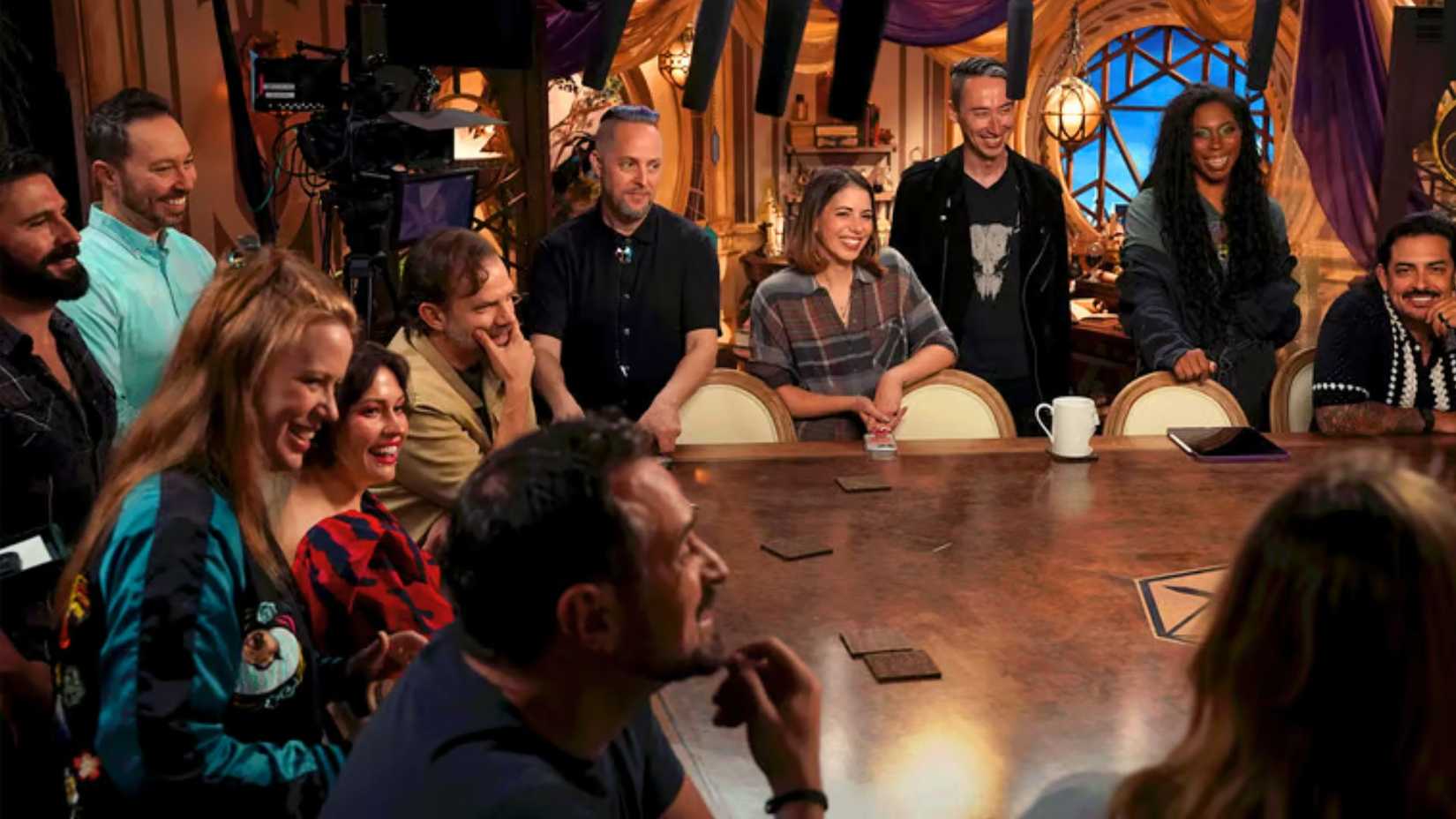 An image featuring the 13 cast members of Critical Role's campaign 4.