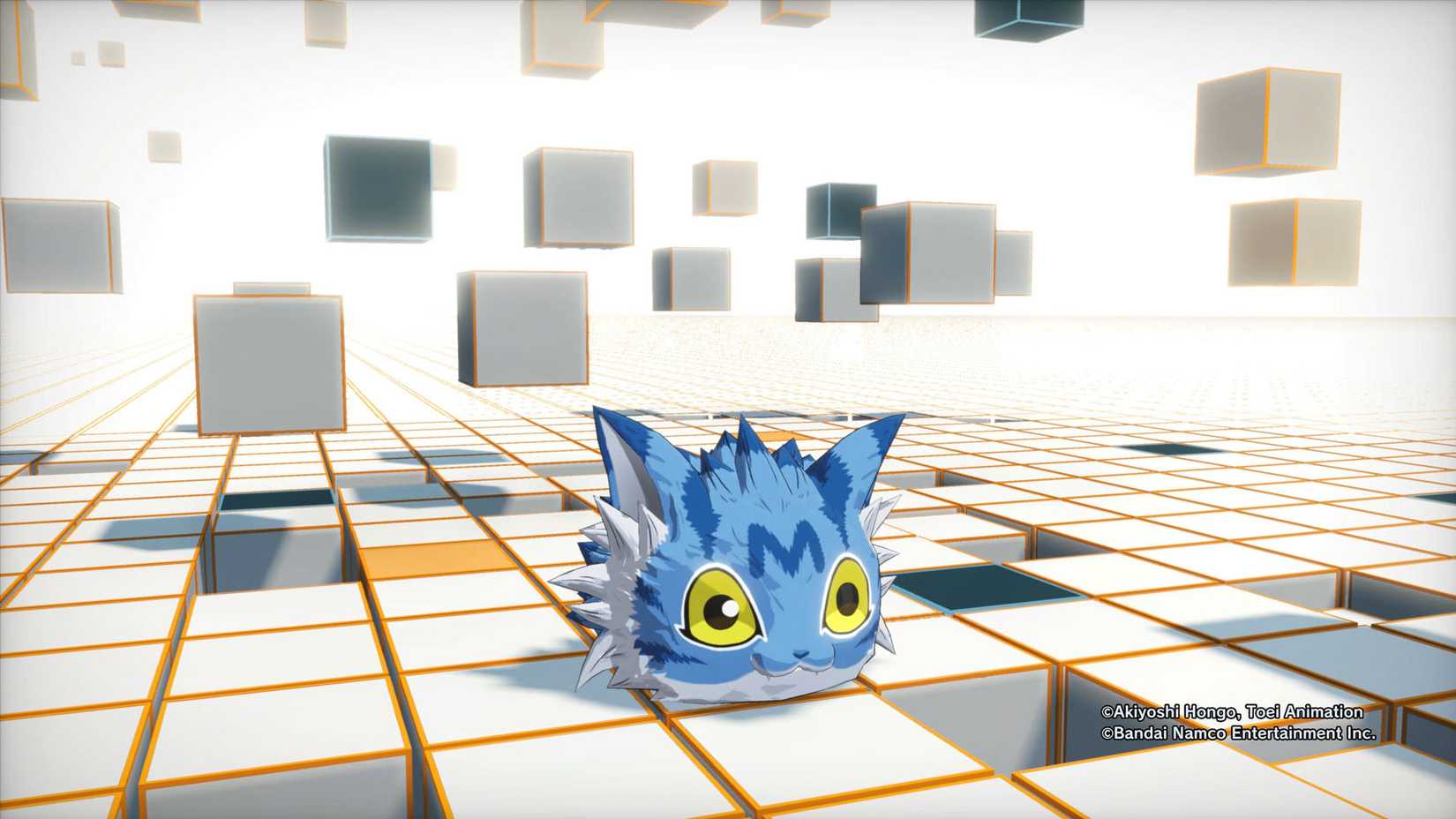 A Digimon Story: Time Stranger screenshot showing a baby Digimon