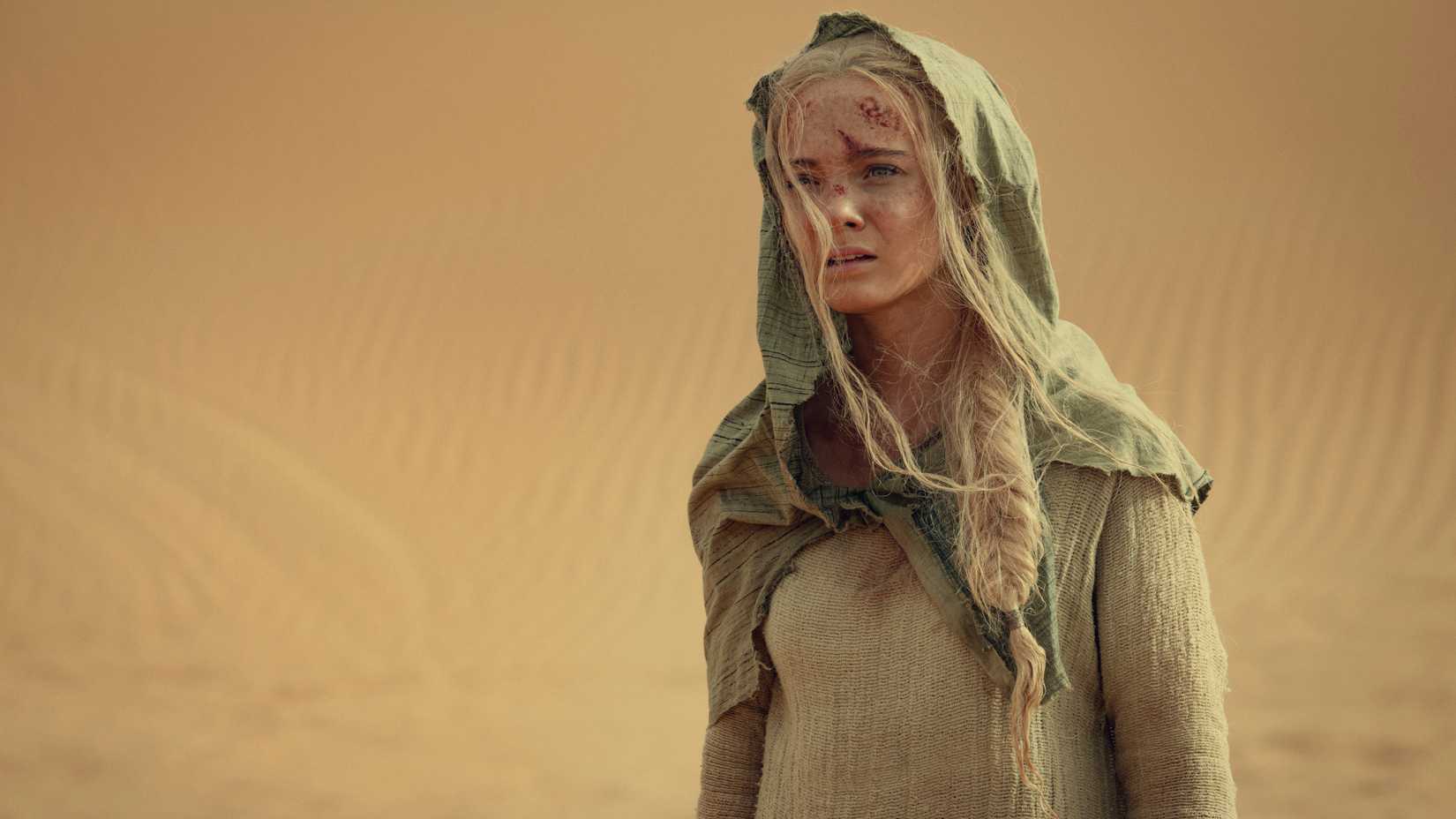 『ウィッチャー』シーズン3でシリ（フレイヤ・アーラン）が砂漠をさまよう