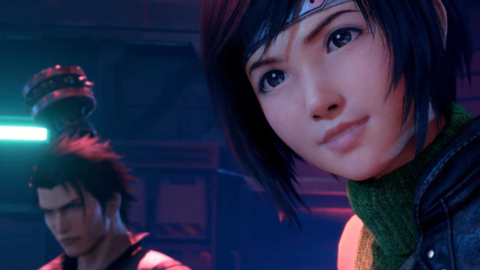 ภาพหน้าจอจาก Final Fantasy 7 Remake Intergrade แสดง Yuffie