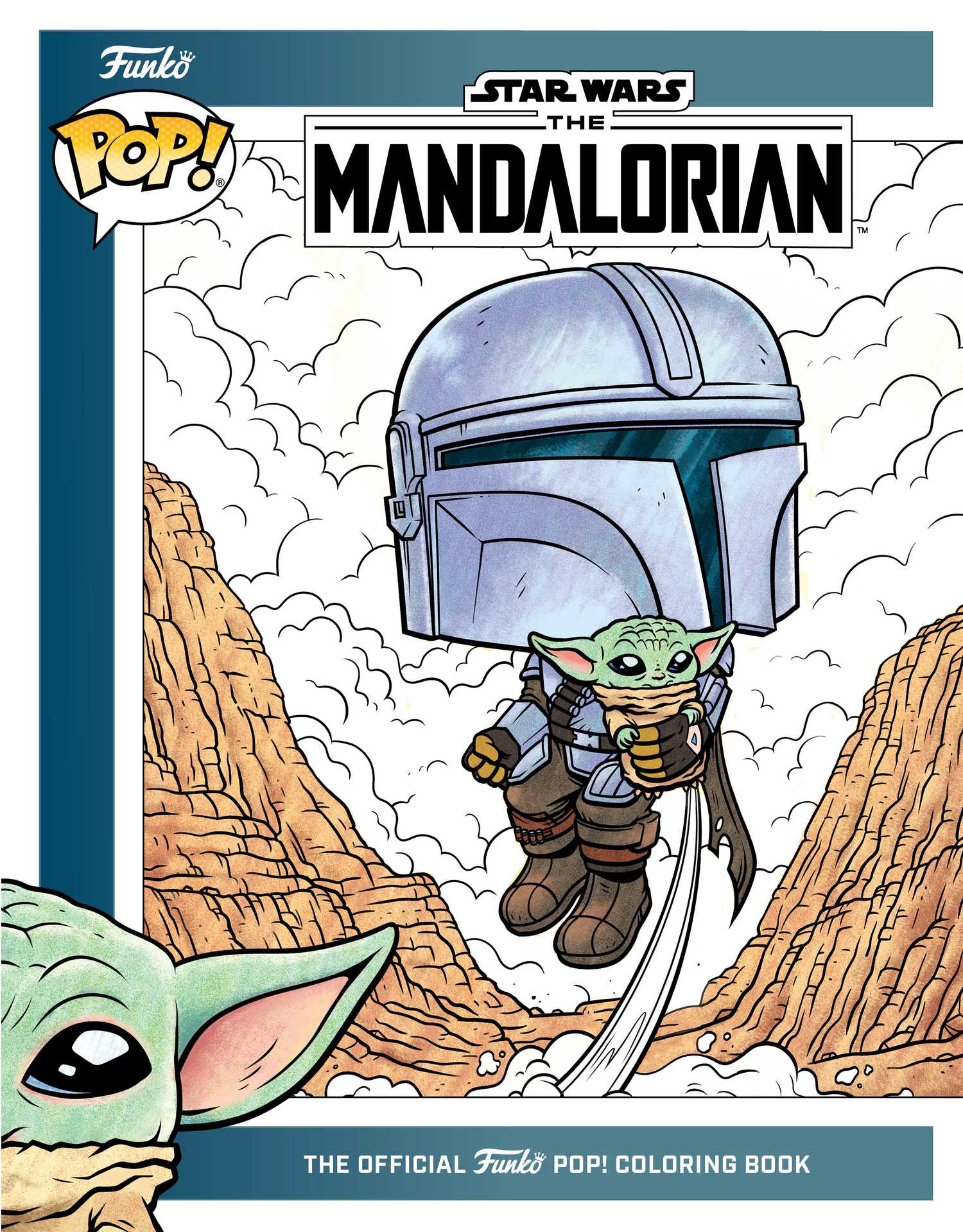Cover art of Funko Pop's The Mandalorian_Coloring Book