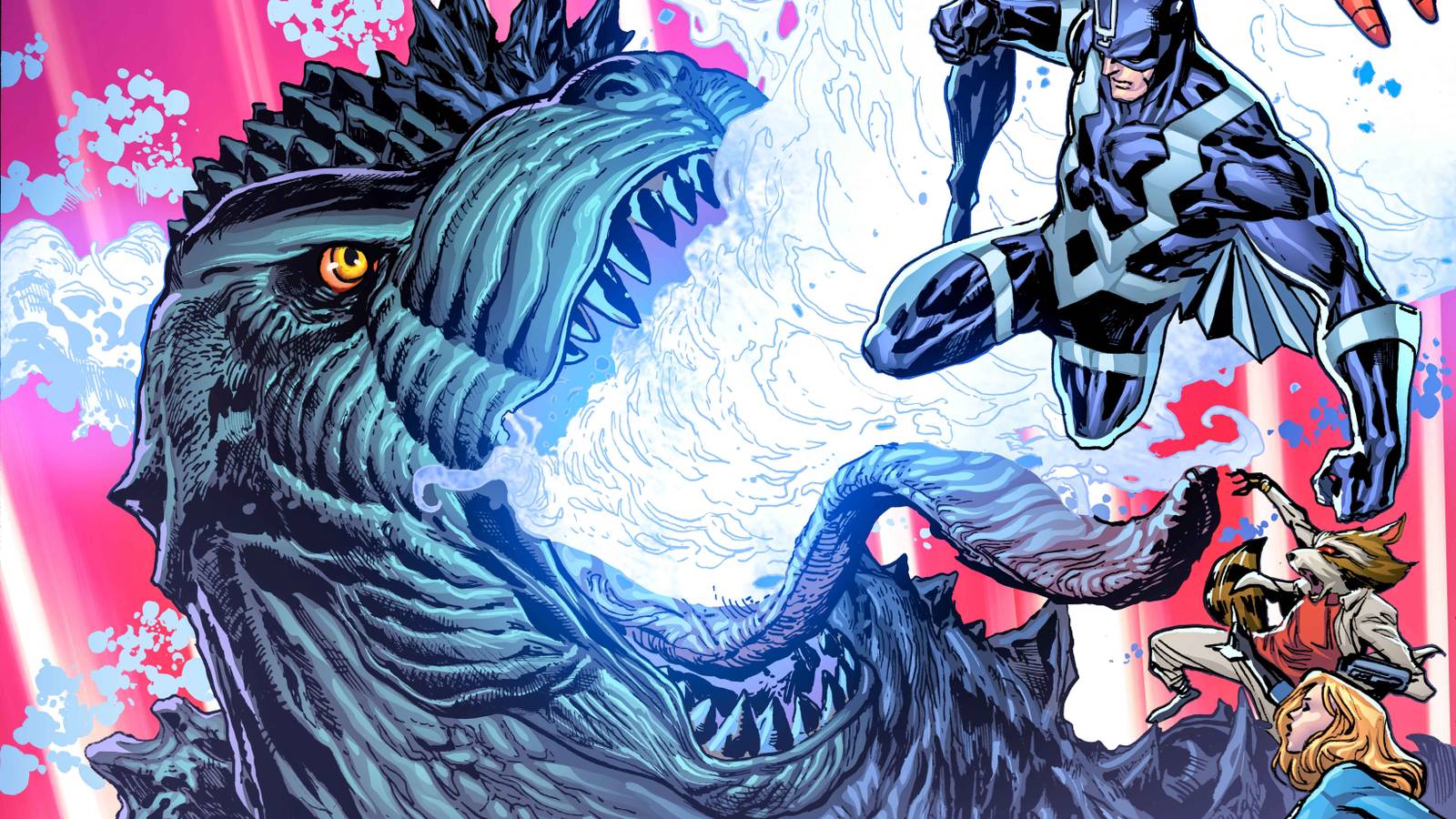 Godzilla Returns to the Marvel Universe in Godzilla: Infinity Roar Godzilla Returns to the Marvel Universe in Godzilla: Infinity Roar