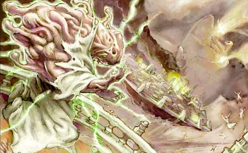 Karsus Folly depicted in a D&D illustration from Magic of Faerun