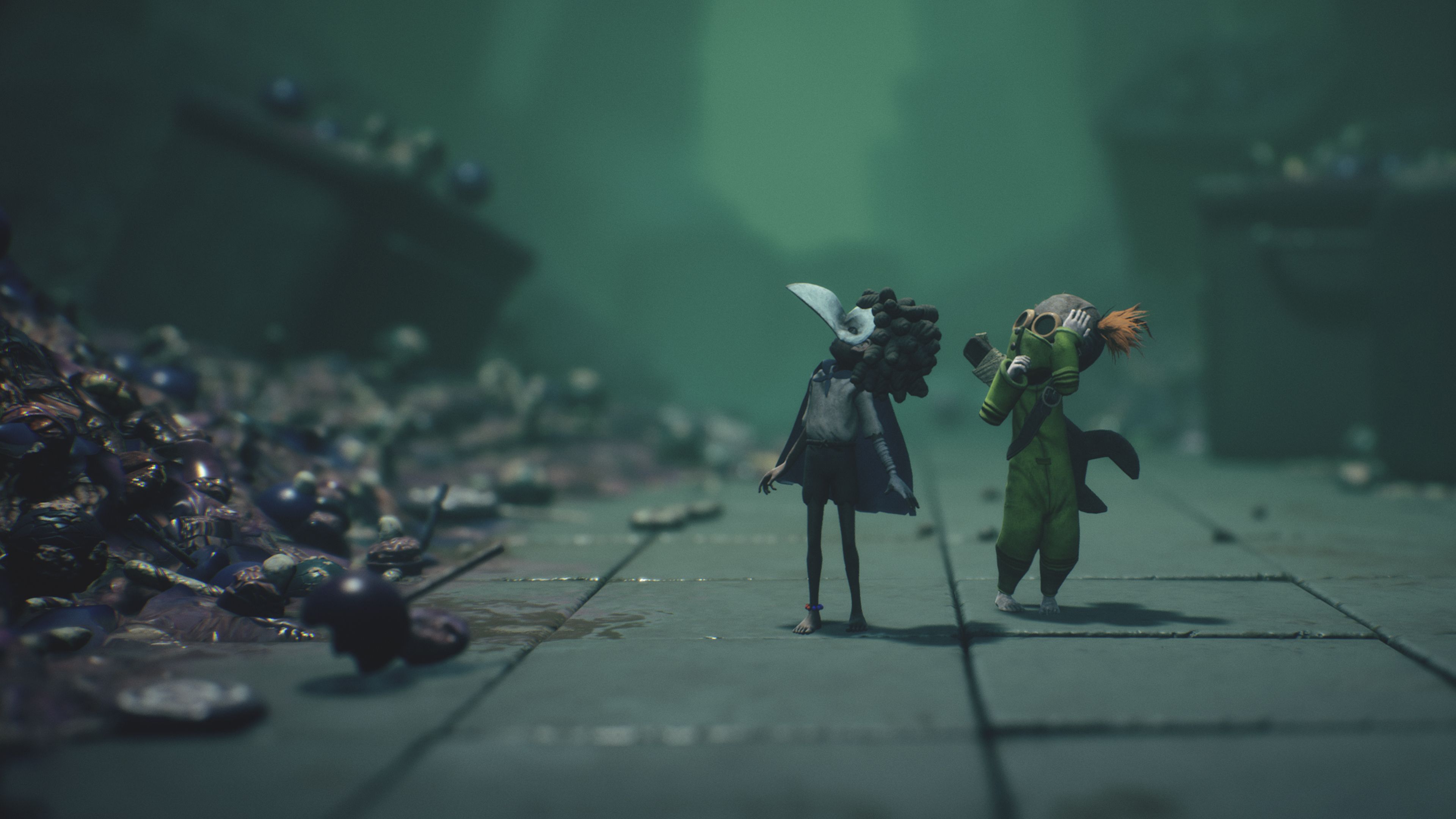 Low and Alone, the protagonists of Little Nightmares 3.