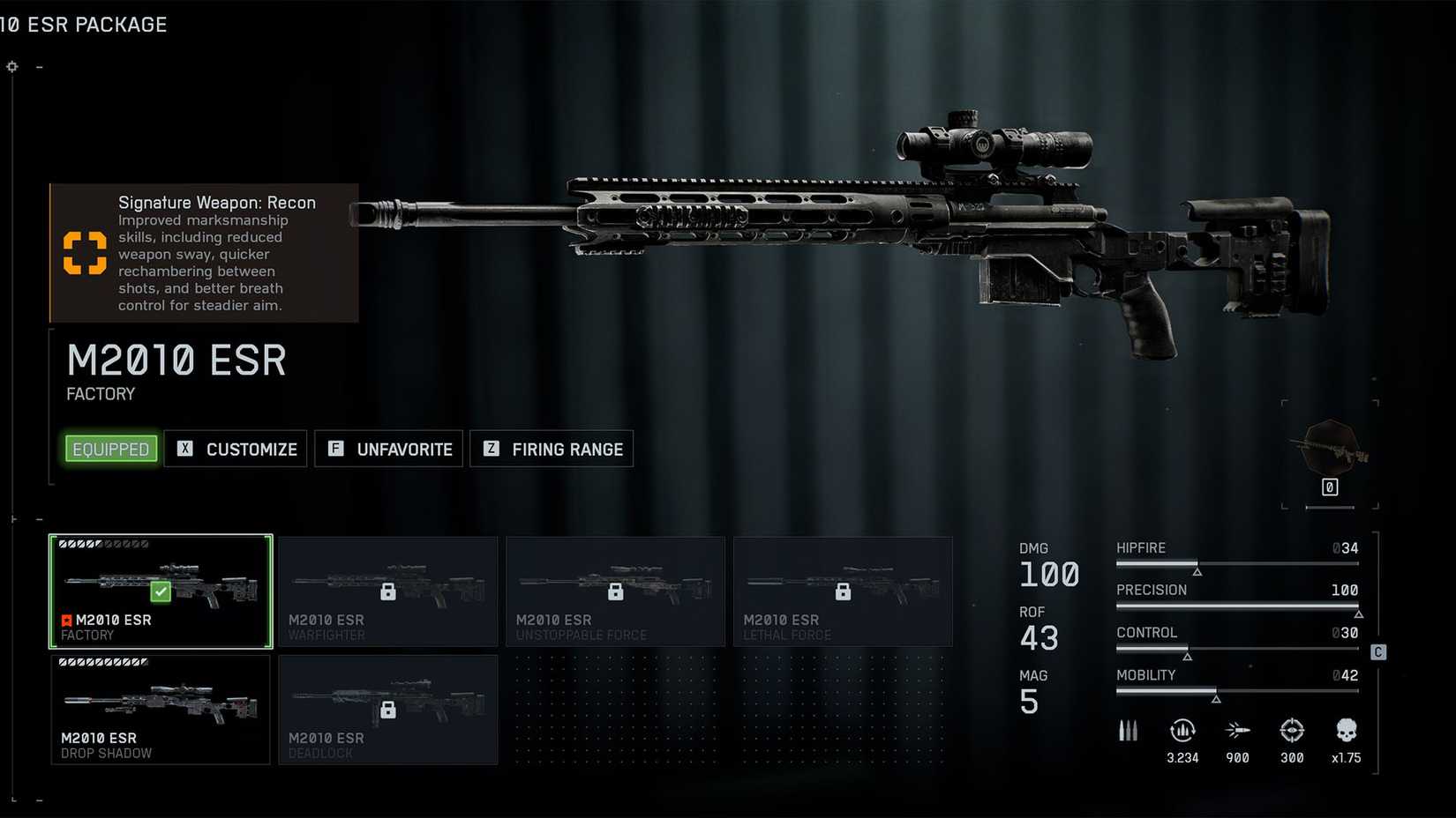 The M2010 ESR sniper rifle as it appears in Battlefield 6.