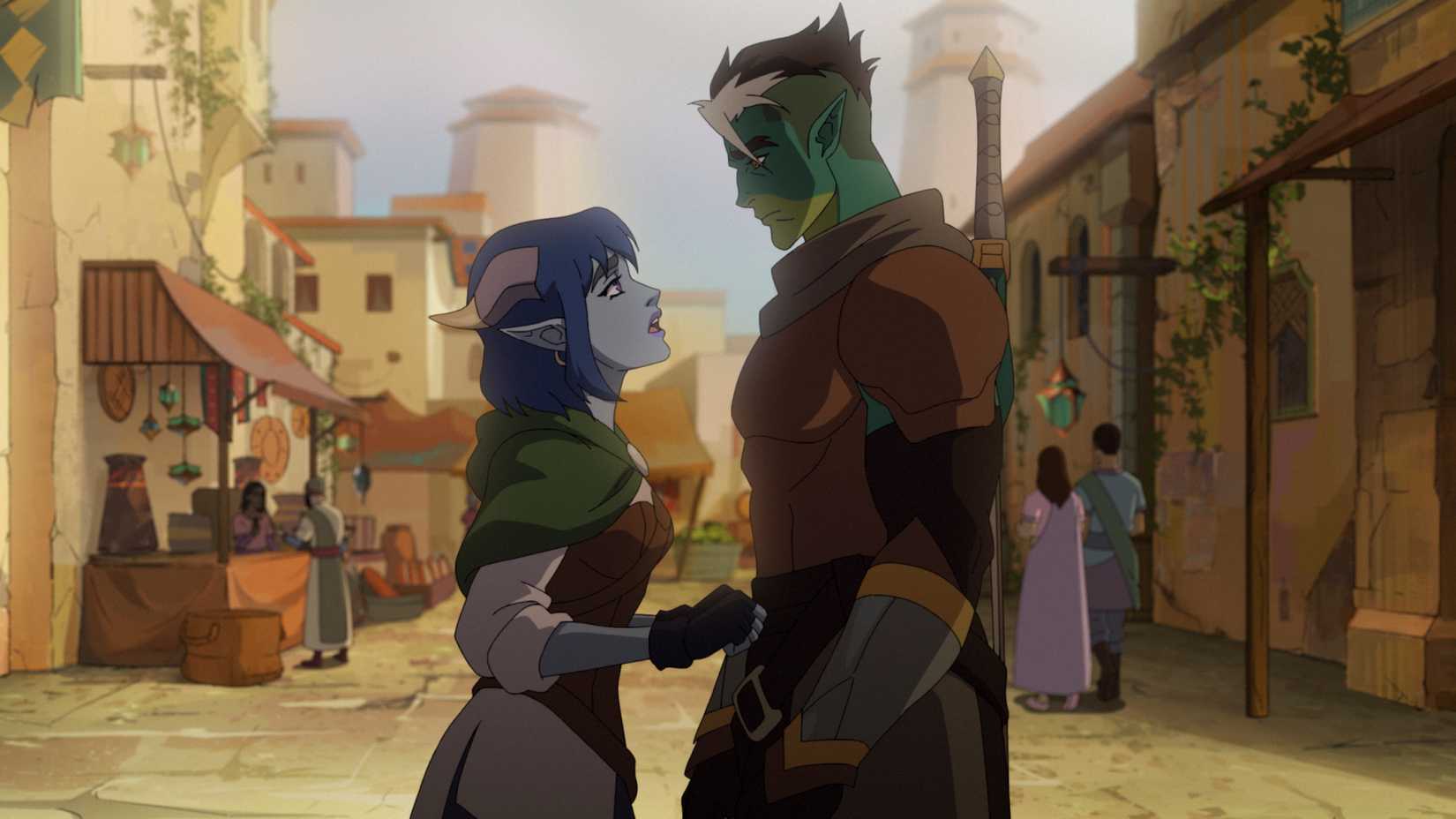 Jester and Fjord in The Mighty Nein