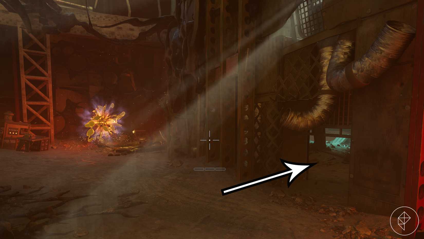 O caminho para o quebra-cabeça de Otto em The Outer Worlds 2.