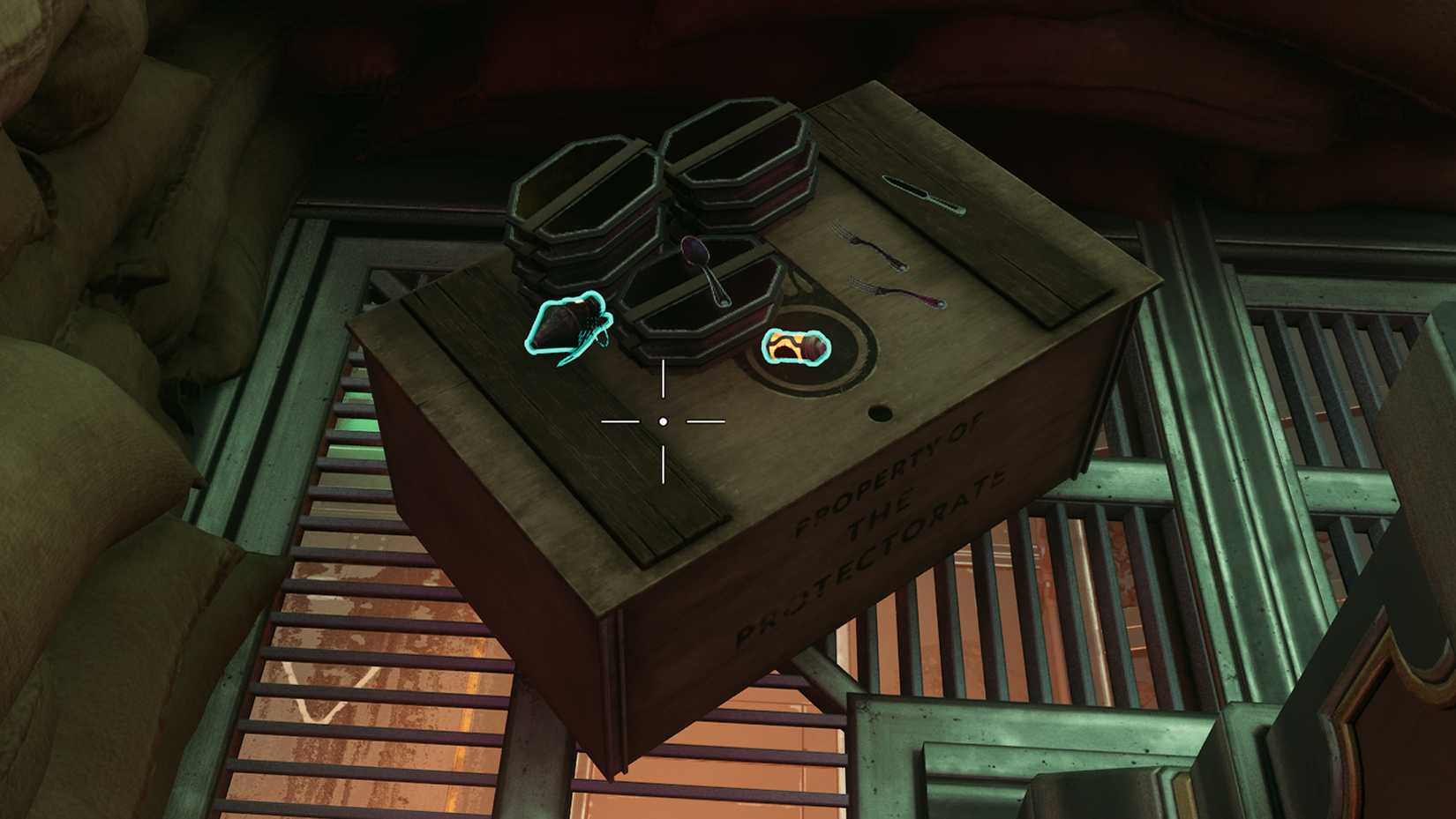 Botín y artículo prohibido en The Outer Worlds 2.