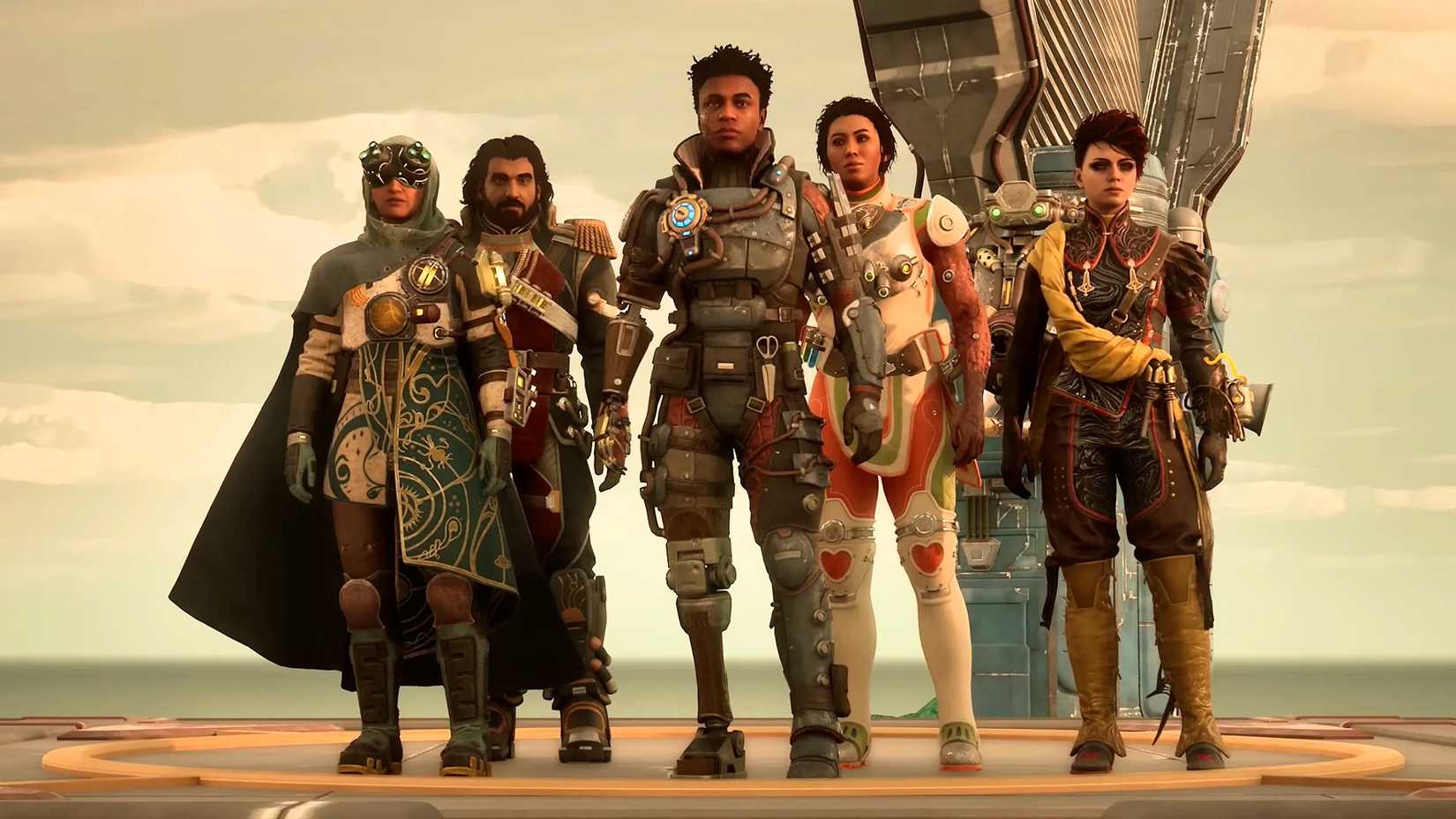 All six companions in Outer Worlds 2