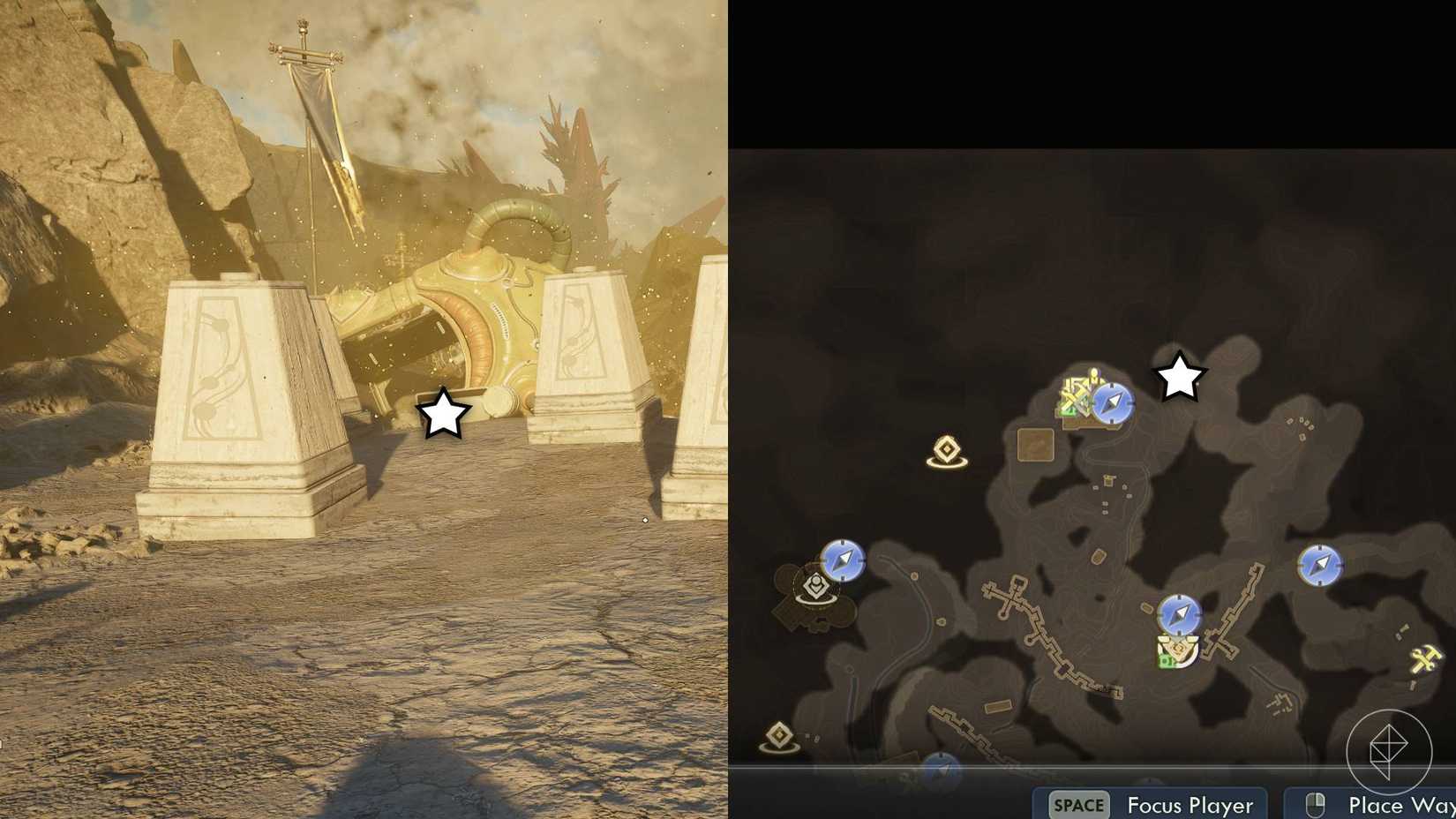 ตำแหน่งคอยล์อัด Fort Endurance ใน Outer Worlds 2