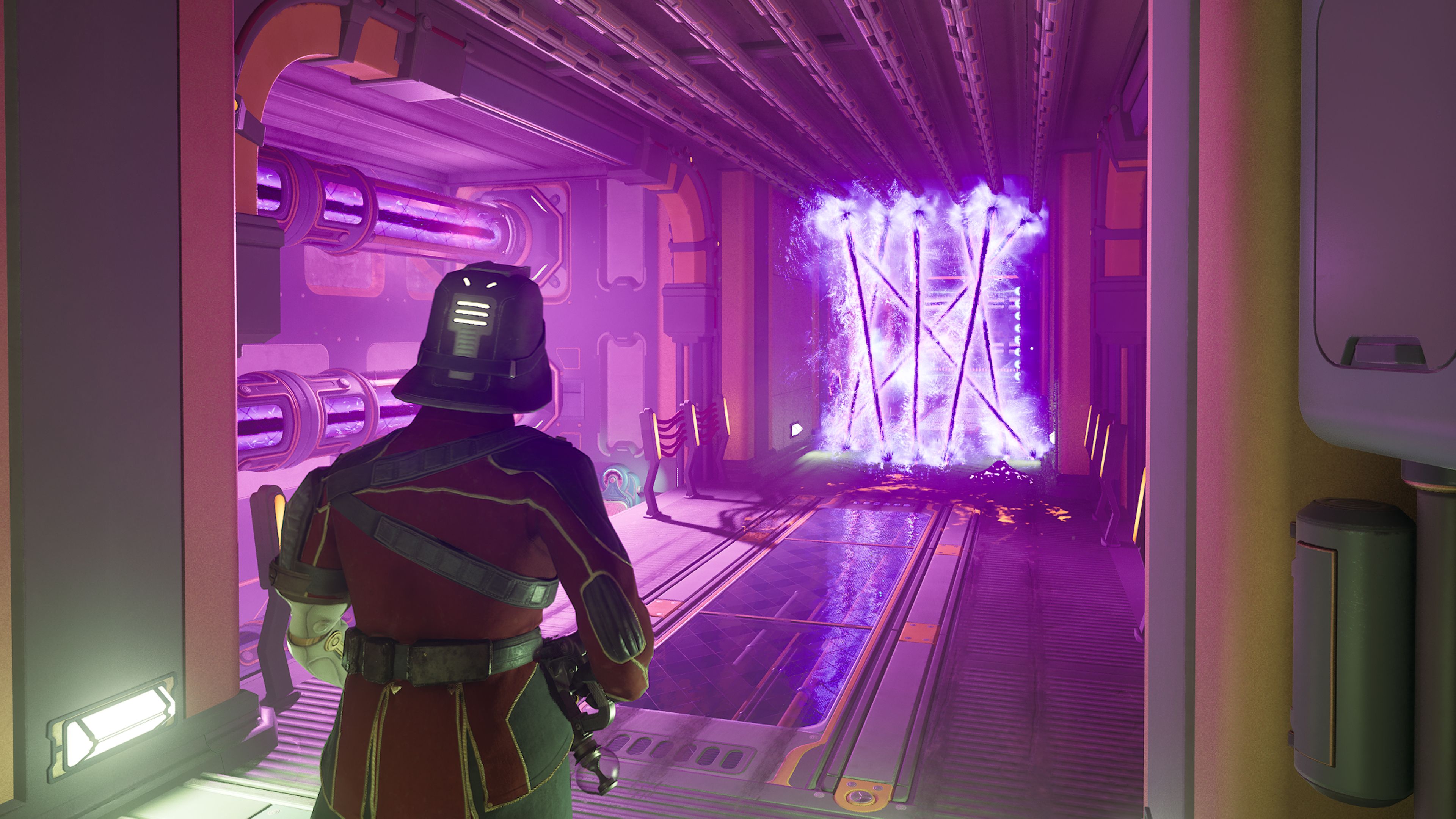 The laser puzzle in the Discrete Mathematics quest in The Outer Worlds 2.