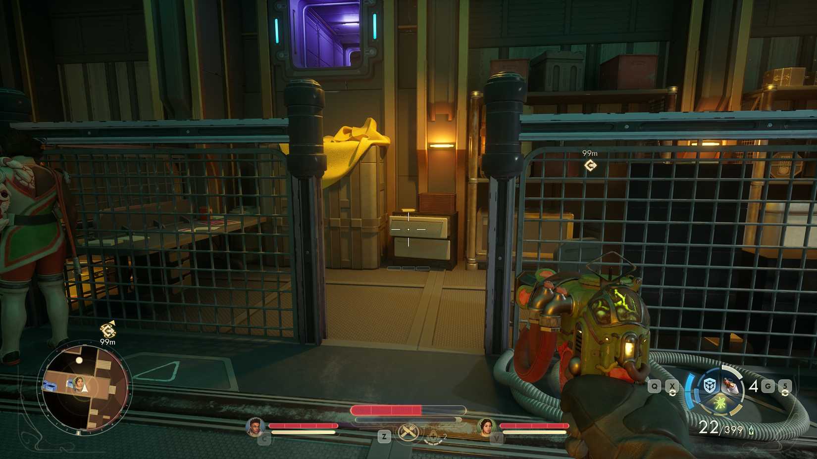 The blank keycard and vent to the Vox Station west wing in Outer Worlds 2