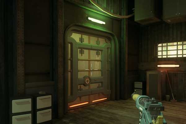 The closed armory at Fairfield Prison in Outer Worlds 2