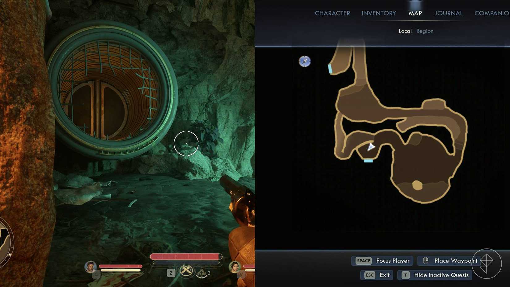The sewer entrance to the Vox Relay Station in Outer Worlds 2