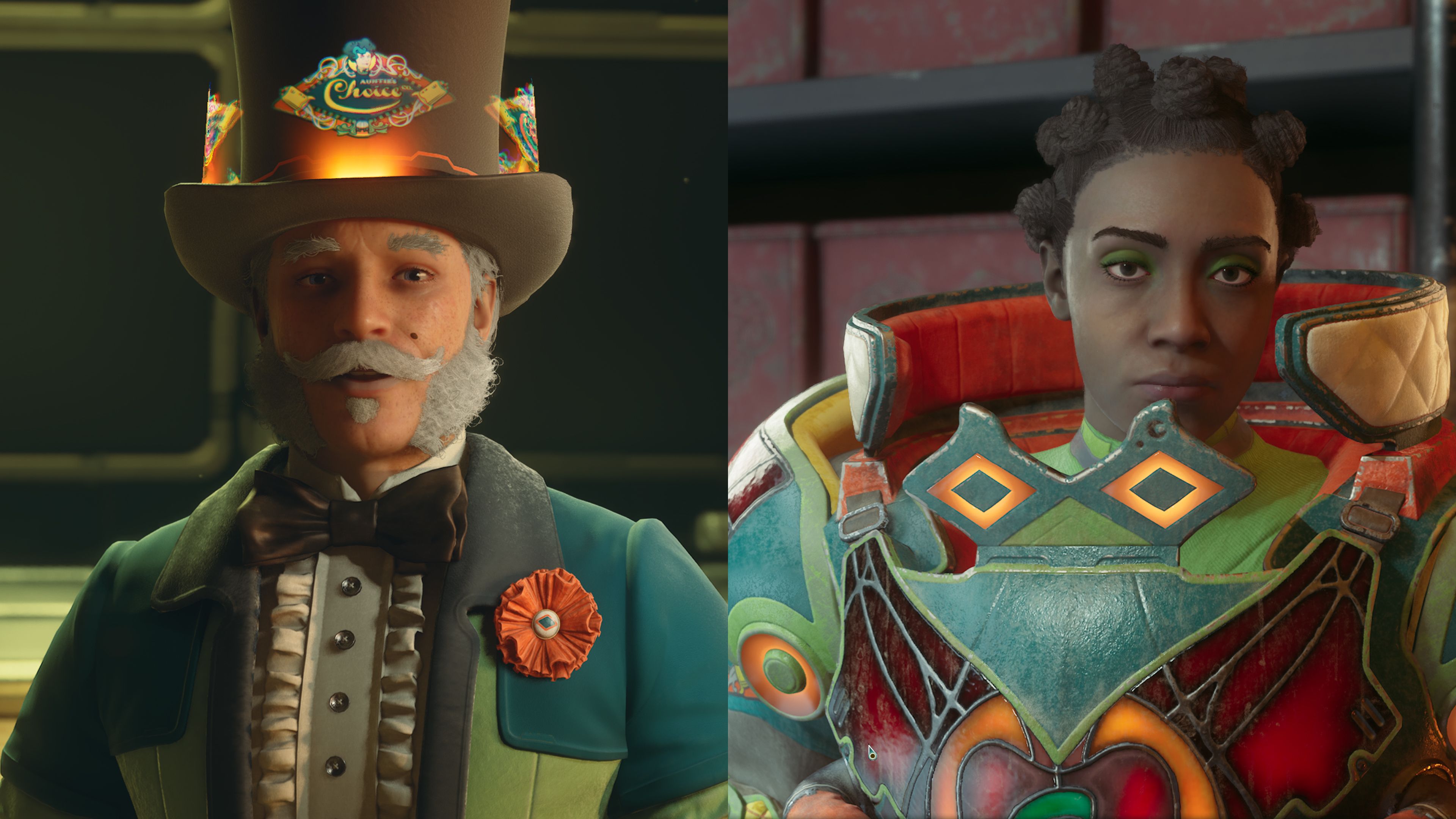 Milverstreet and Kaur in The Outer Worlds 2.