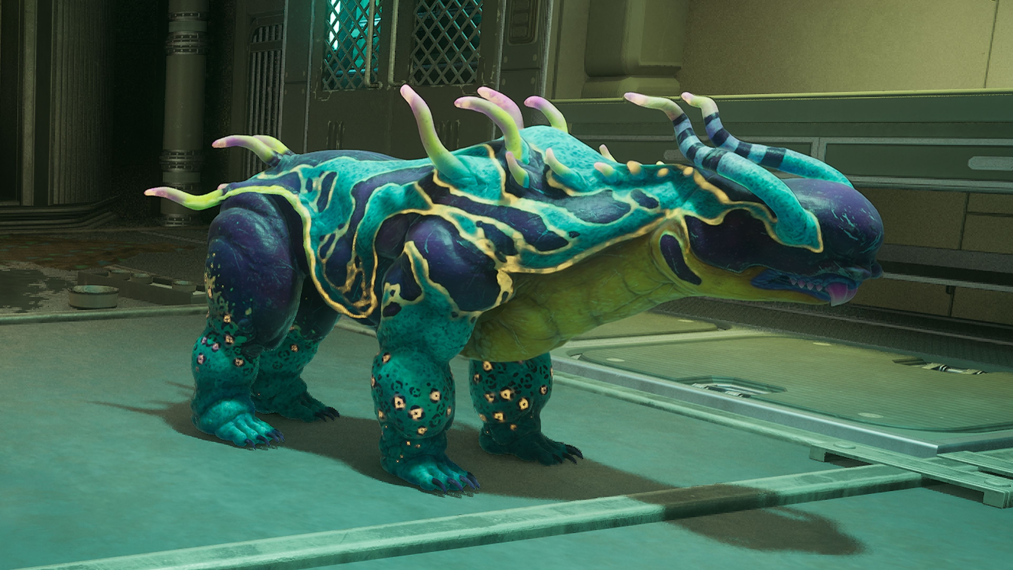 A pet aboard The Incognito in The Outer Worlds 2.