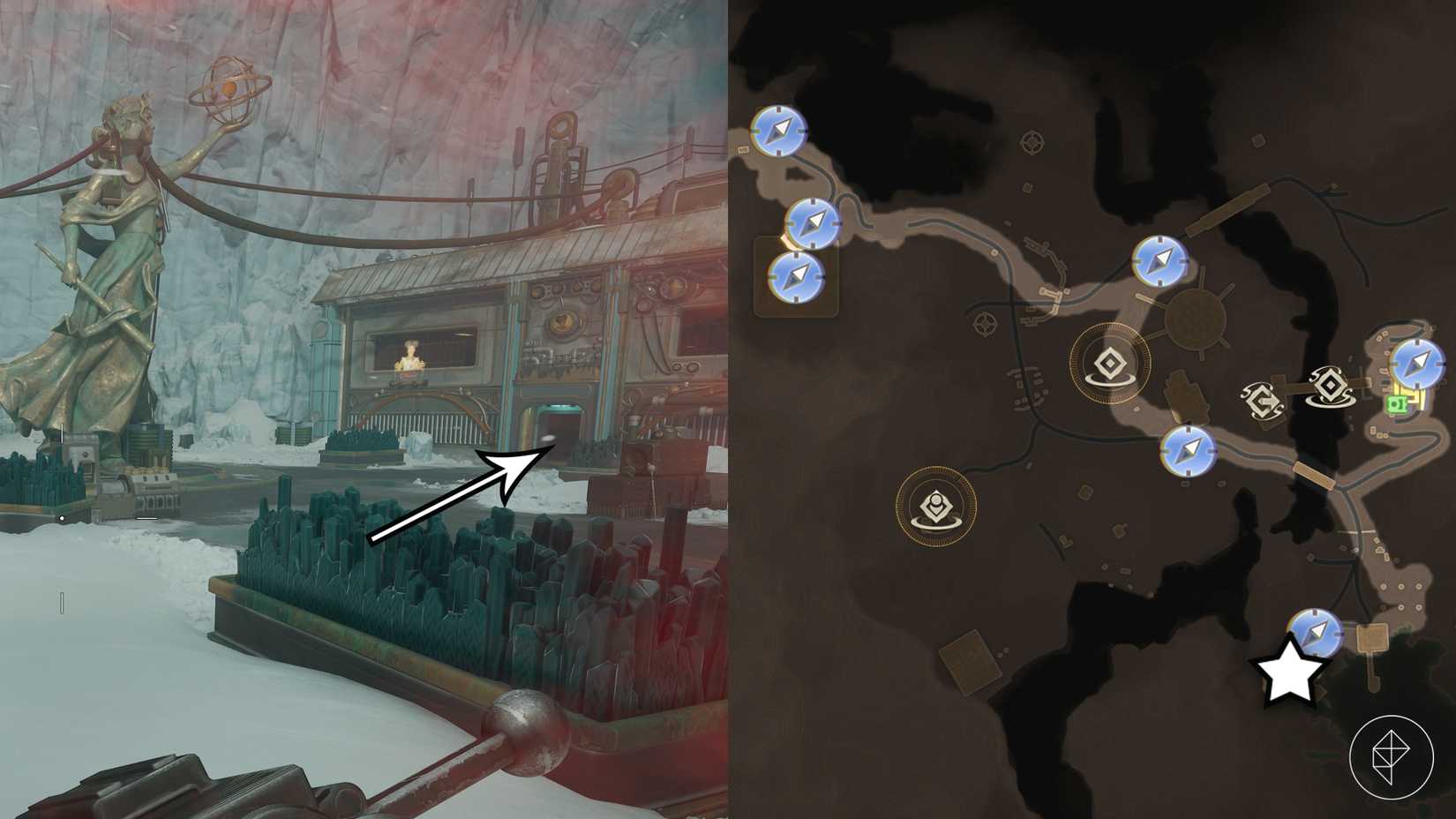 A pet vendor in The Outer Worlds 2.