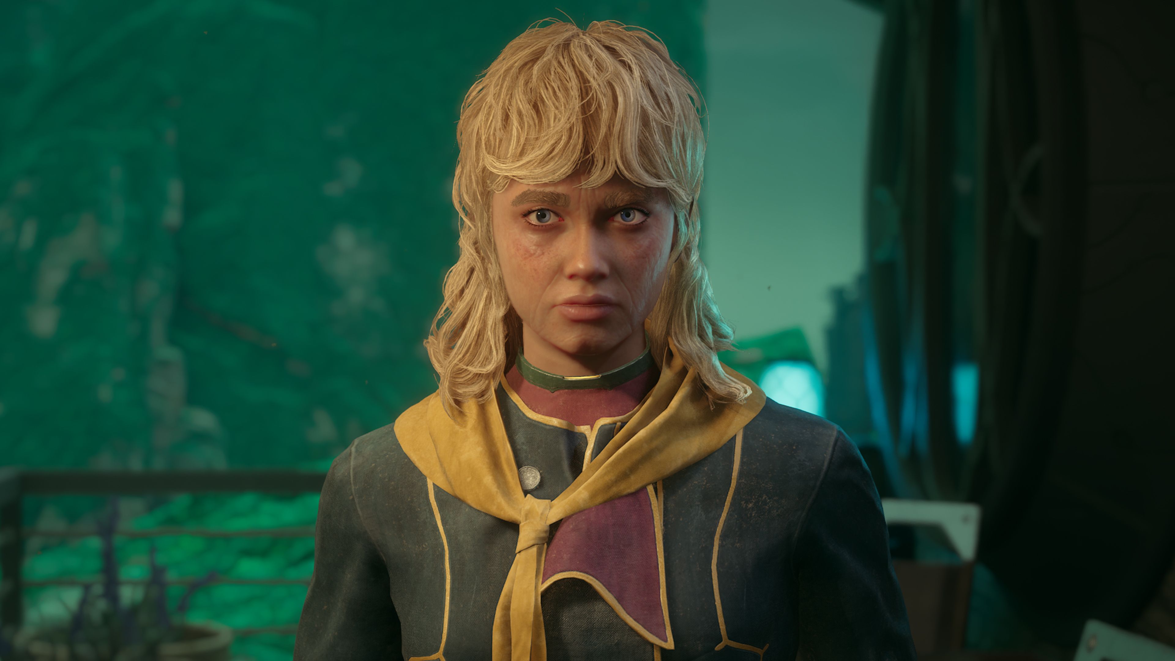 Redactor Quesnel in The Outer Worlds 2.