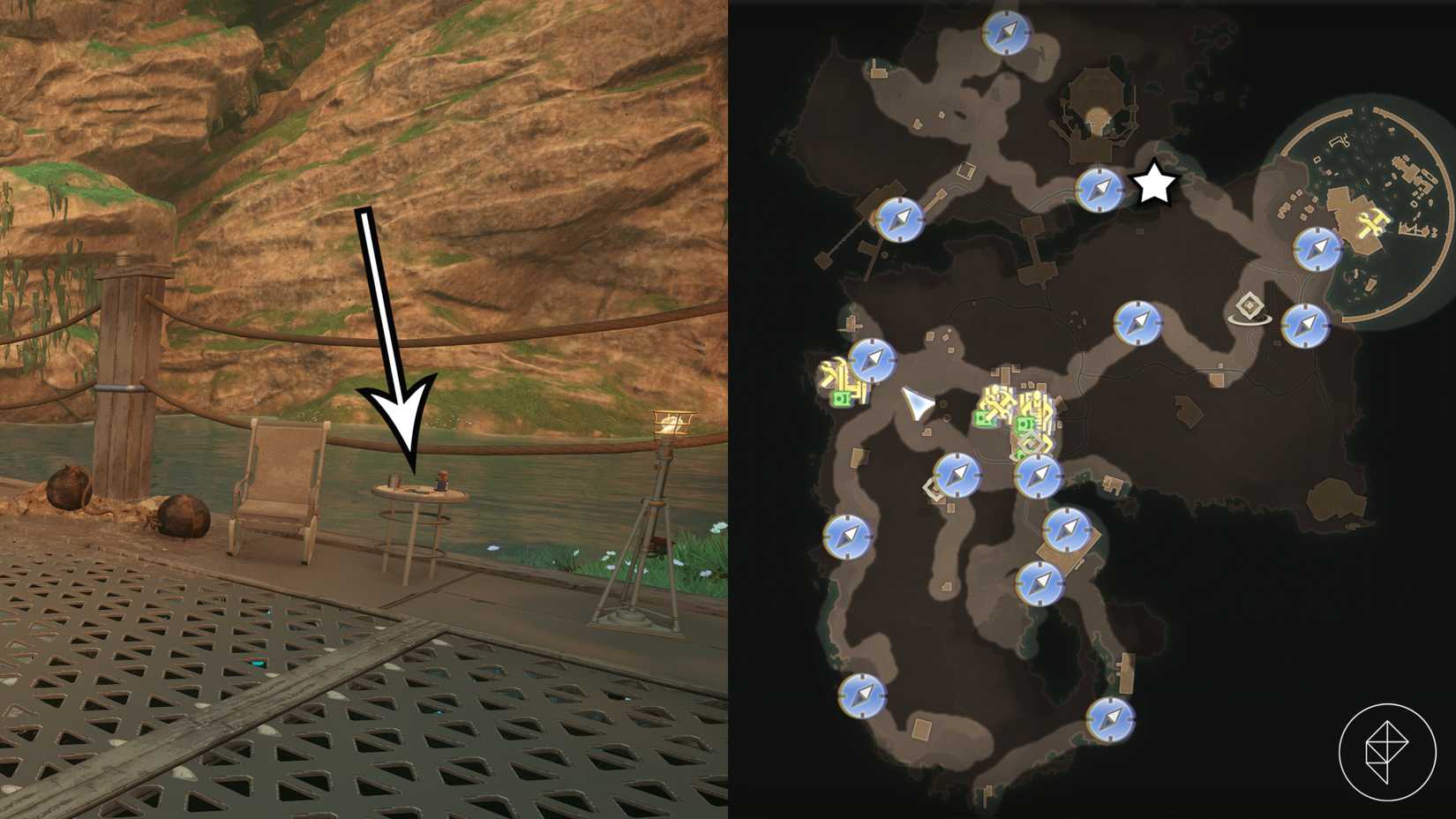 The location of Science Adventures Quarterly Volume 4 in the ‘In Pursuit of Purloined Propaganda’ quest in The Outer Worlds 2.