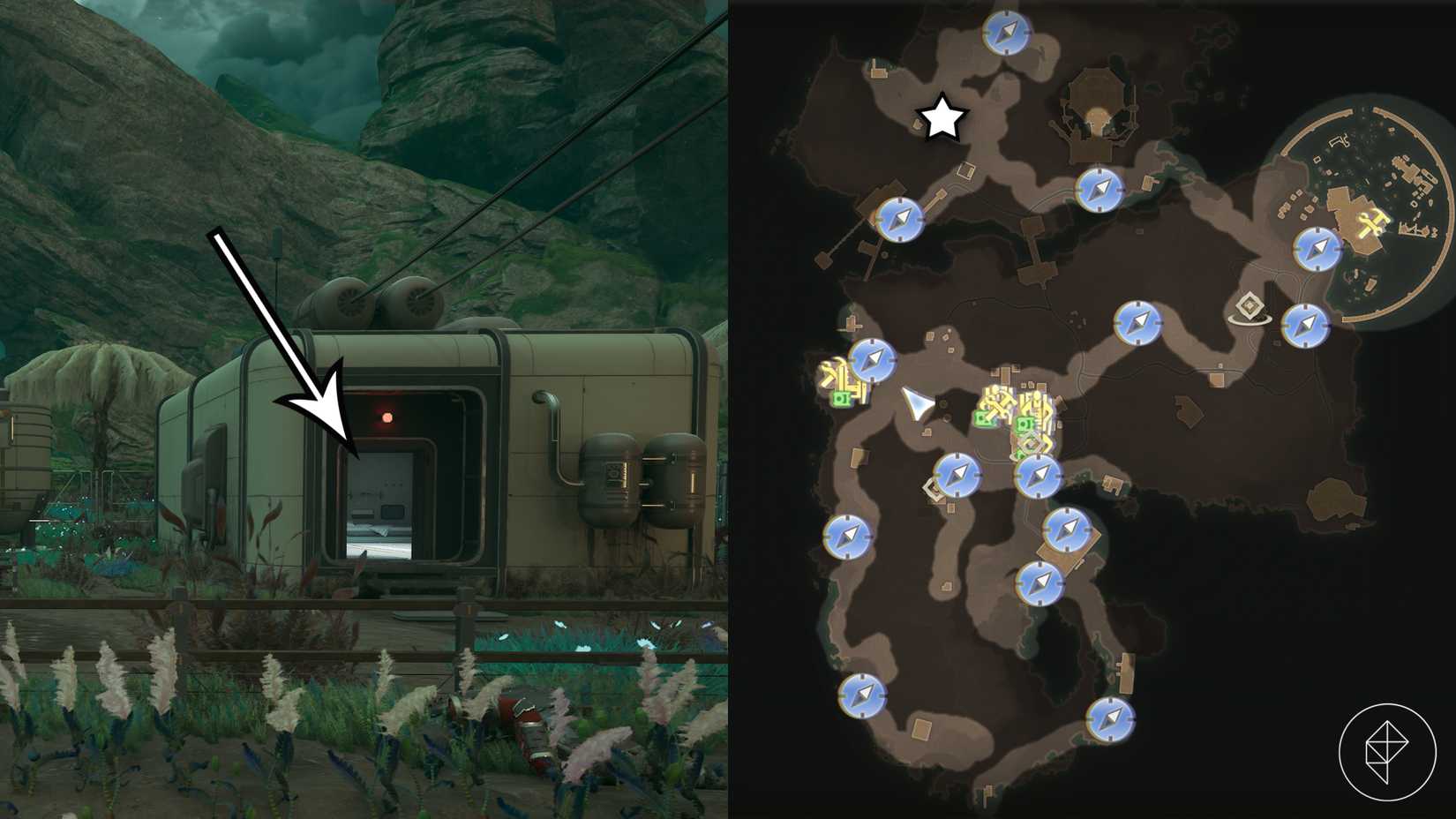 The location of Science Adventures Quarterly Volume 7 in the ‘In Pursuit of Purloined Propaganda’ quest in The Outer Worlds 2.