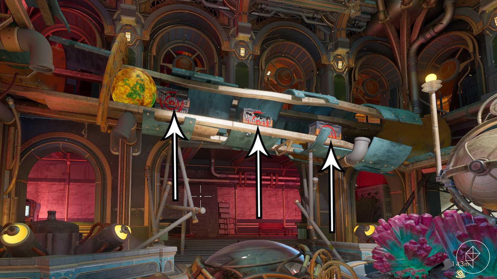 The solution to the orb puzzle in The Outer Worlds 2.