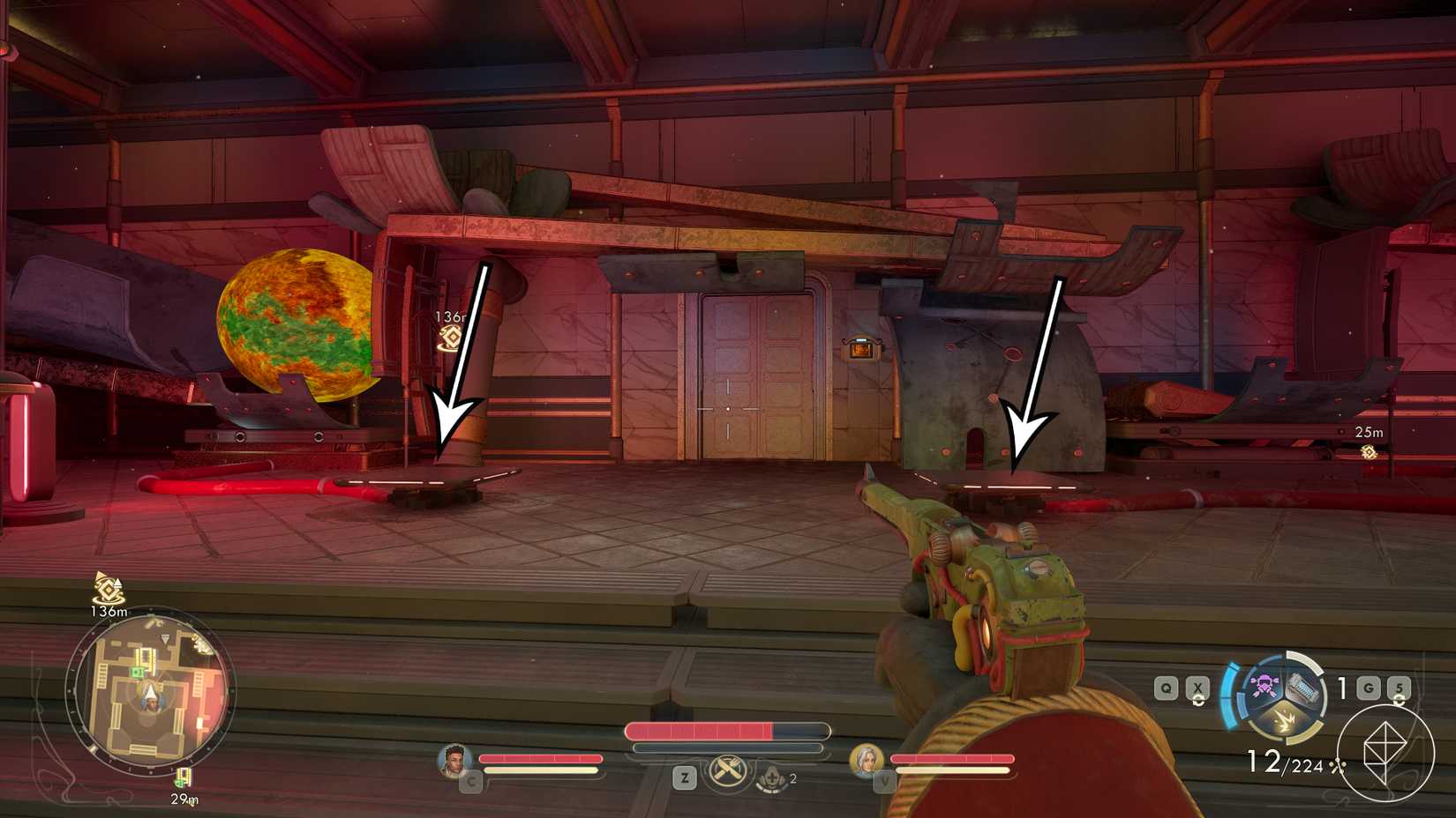 The solution to the orb puzzle in The Outer Worlds 2.