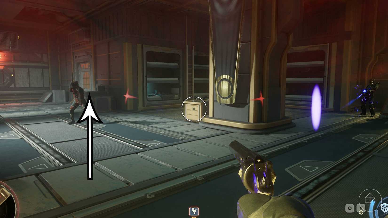 An image pointing out where the Vox Relay Station armory is in Outer Worlds 2