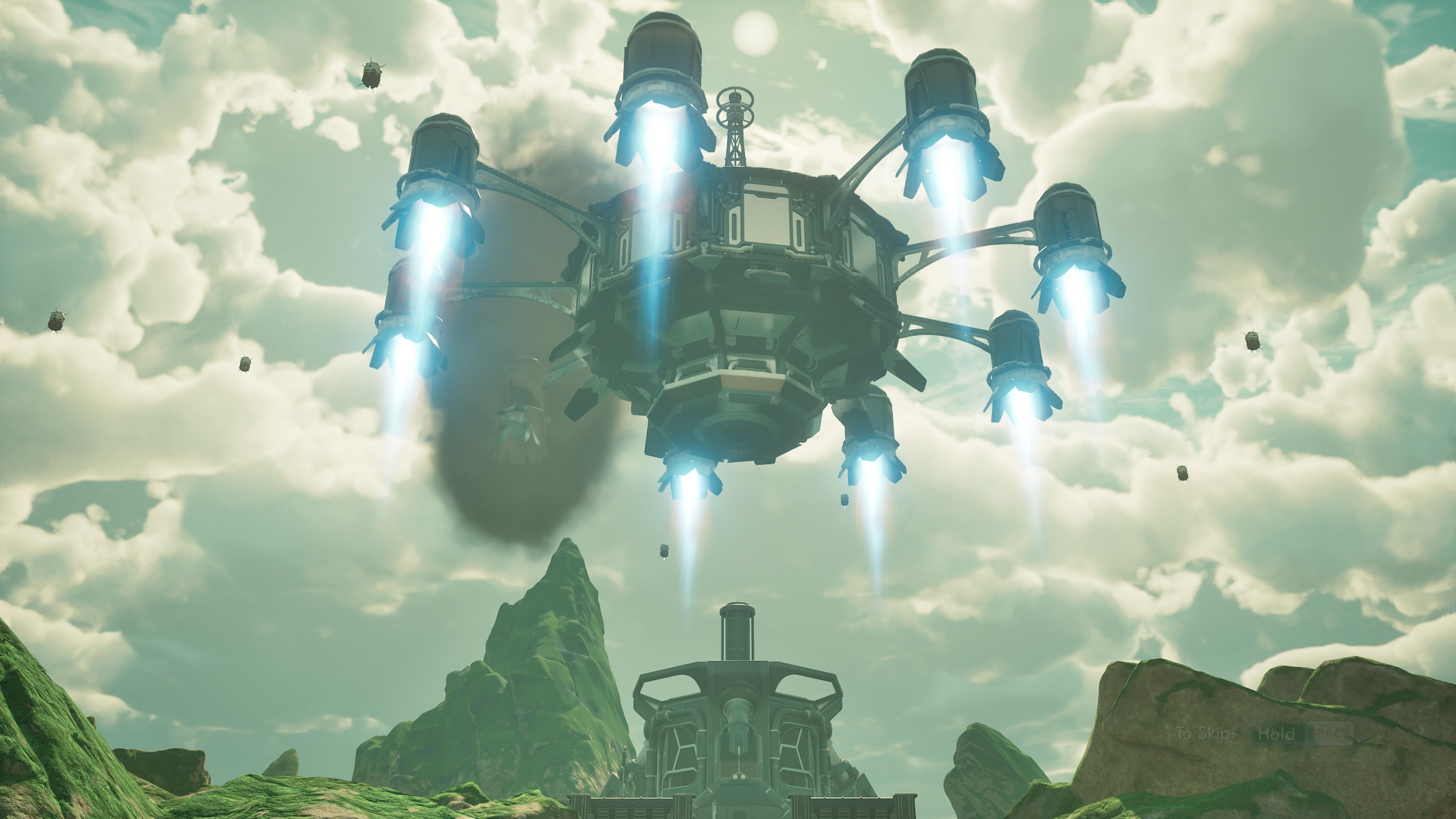 The Vox Relay Station takes off in Outer Worlds 2.