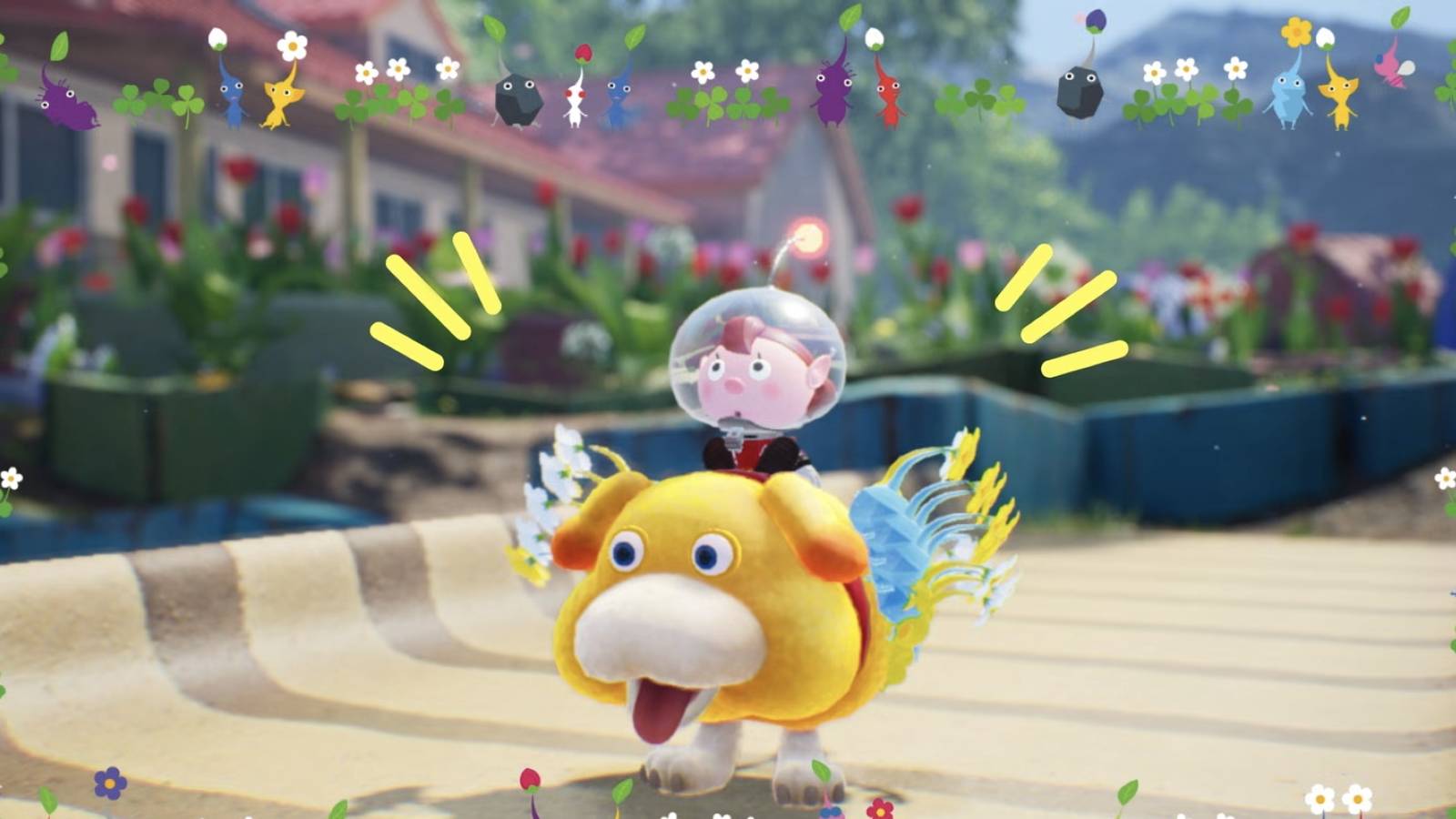 Using photo mode in Pikmin 4's November 2025 update.