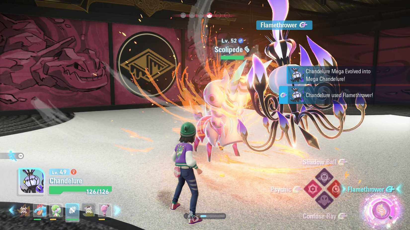 Chaotic battling in Pokémon Legends Z-A