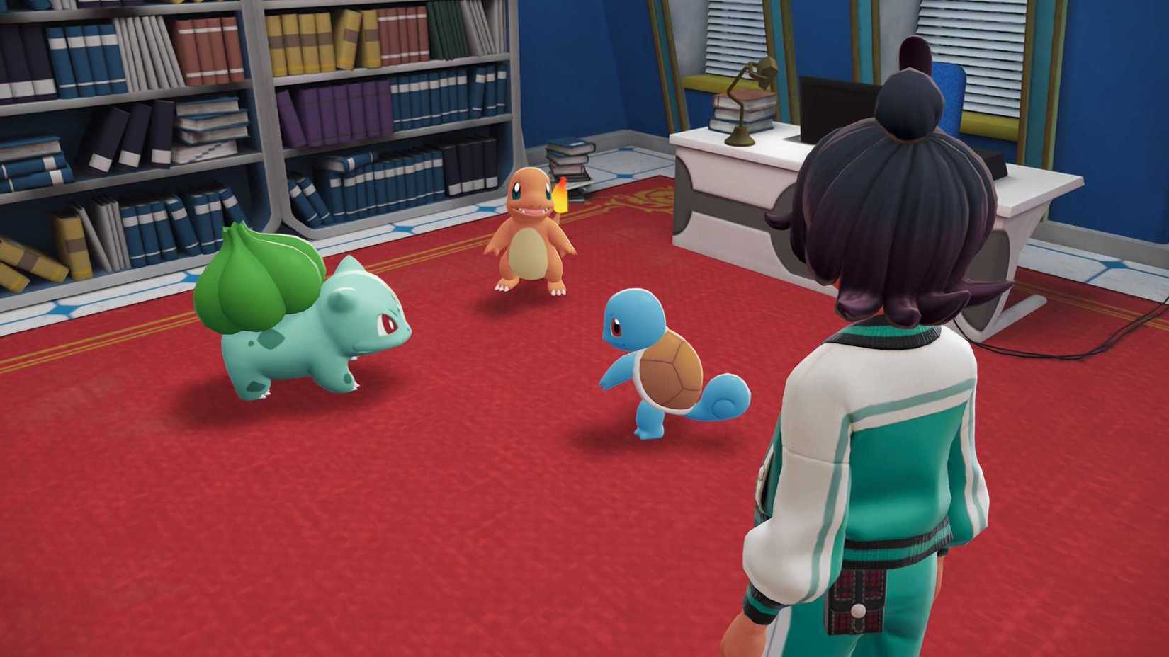 Kanto starters Charmander, Bulbasaur, and Squirtle in Pokémon Legends: Z-A.