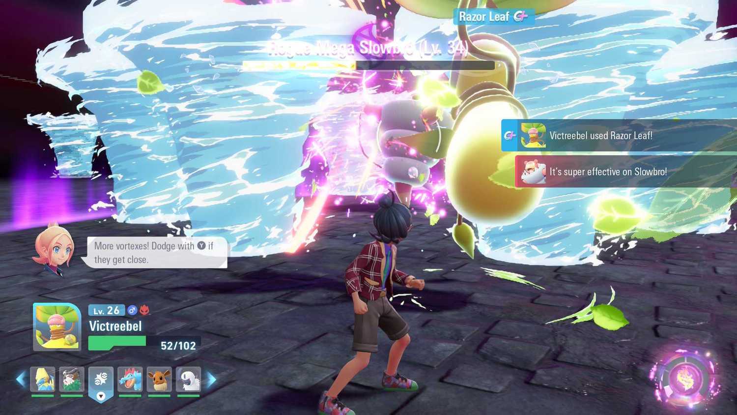 Chaotic battling in Pokemon Legends Z-A.