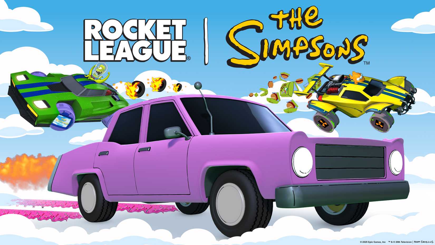 Fortnite's The Simpsons collab is also bringing new items to Rocket League