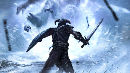 Detail of the art for the card unrelenting force from the game The Elder Scrolls Legends