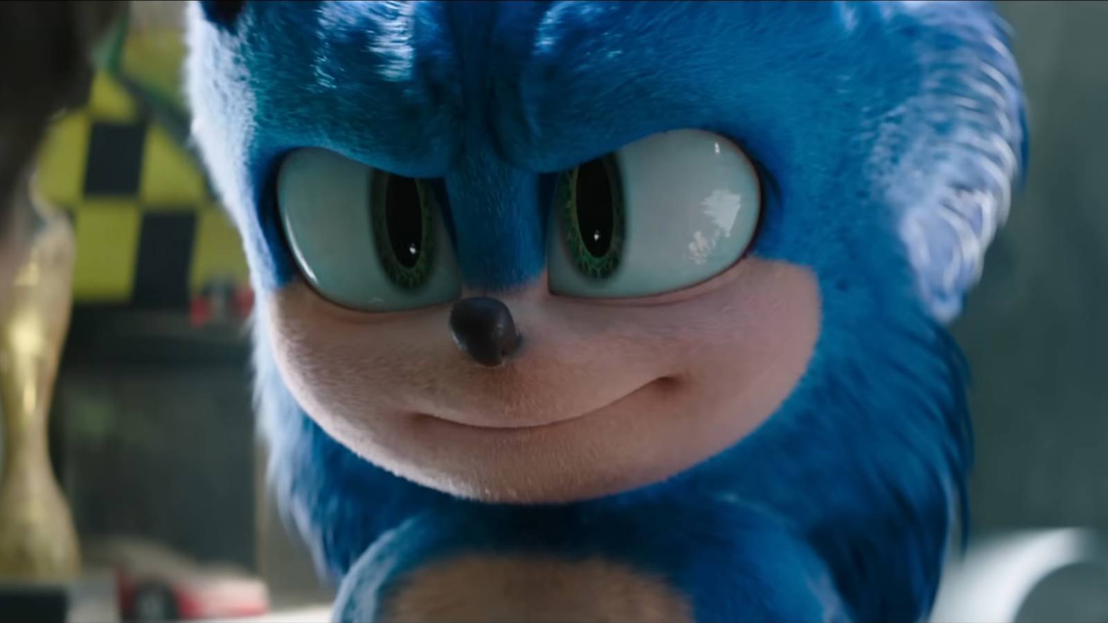 Close-up of Sonic with a subtle smile