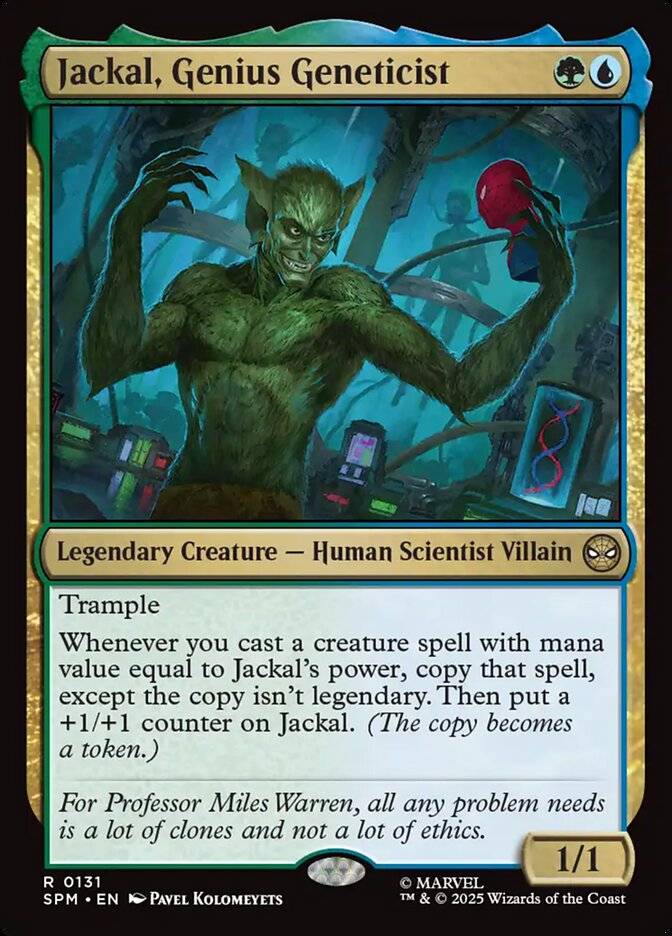 Magic card: jackal-genius-geneticist